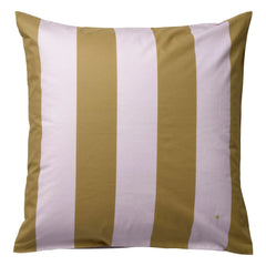 La cerise sur le gâteau - Malo çizgili yastık kılıfı | Pembe