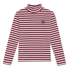 The Campamento - Çizgili balıkçı yaka | Bordo