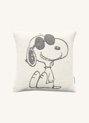 Maison Deux - نظارات شمسية غلاف وسادة قطن - Maison Deux x Peanuts | أبيض