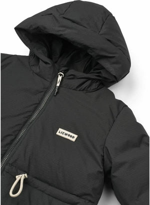 Liewood - Bille Geri Dönüştürülmüş Elyaf Uzun Palto | Siyah