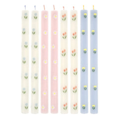 Meri Meri - Çiçek Mumları - 8'li Set