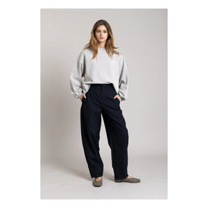 Smallable Woman - Bria organik pamuklu sweatshirt | İnci grisi