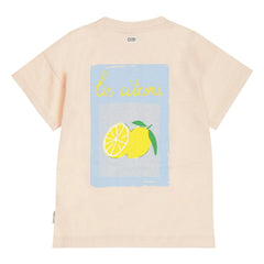 Tumble N'Dry - Oversize Tişört Lemons Organik pamuk | Şeftali