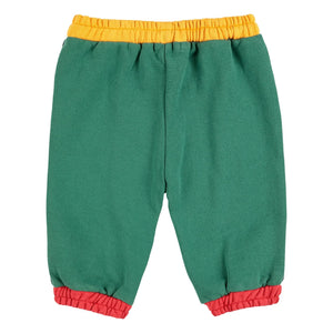Bobo Choses - Renk bloklu organik pamuklu jogger | Lacivert