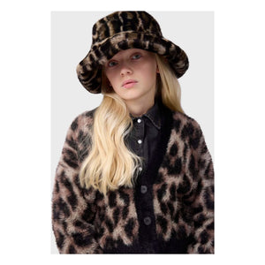 Molo - Bob Fur Kylie Leopar Geri Dönüştürülmüş Lifler | Kahverengi