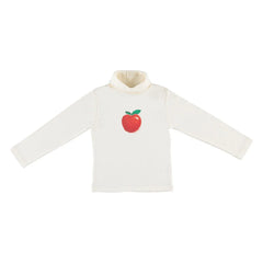 Bebe Organic - Organik Pamuk Apple Balıkçı Yaka | Ekru