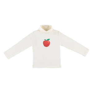Bebe Organic - Organik Pamuk Apple Balıkçı Yaka | Ekru