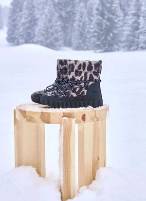 Molo - Demi Leopard Botlar | Kahverengi
