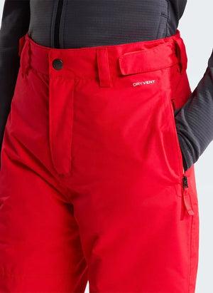 The North Face - بانتالون حراري بفتحة حرية | أحمر