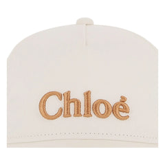 Chloé - Logo şapka | Ekru