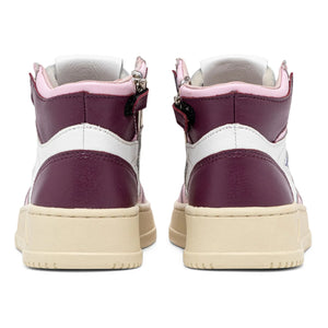 Autry - İki Renkli Çocuk Medalist Orta Bilek Deri Sneaker | Pembe