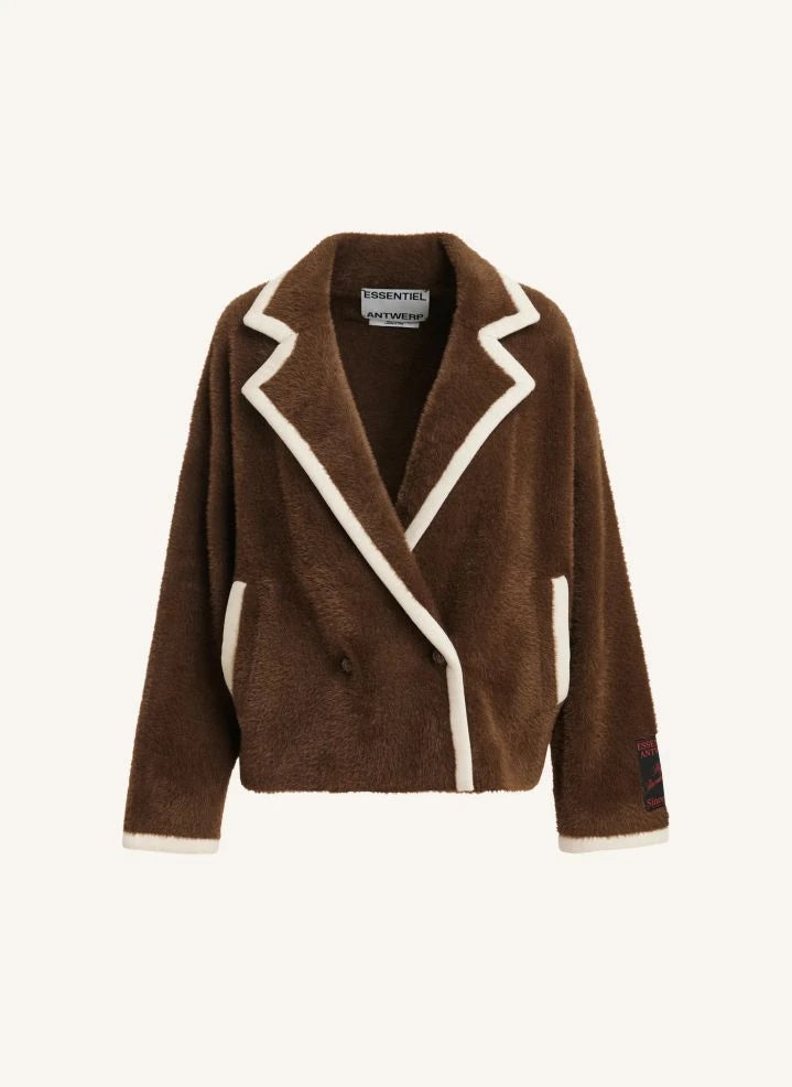 Essentiel Antwerp - سترة Kugar | بني