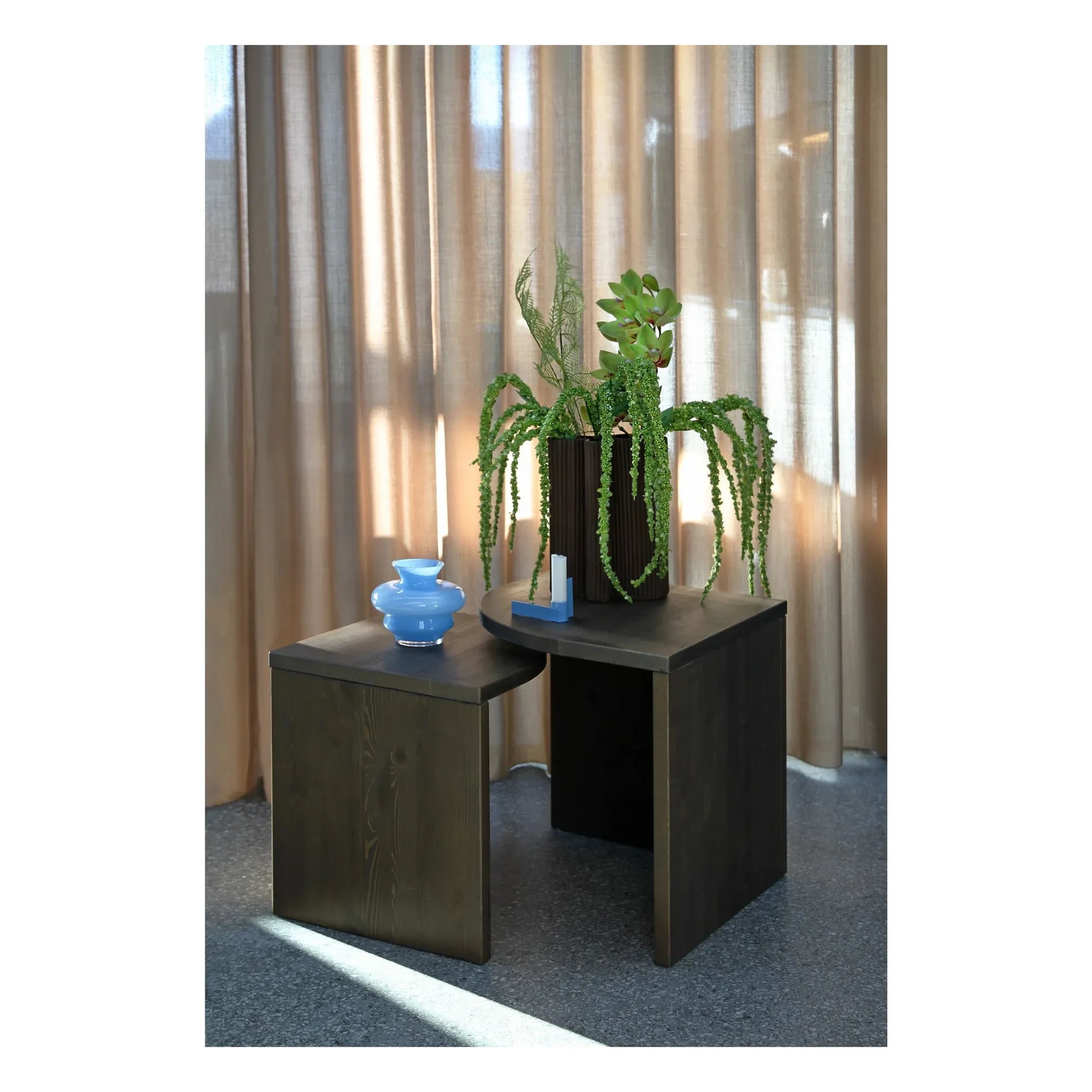 Karup Design - Birleştirilebilir sehpa seti - 2'li Set | Kahverengi