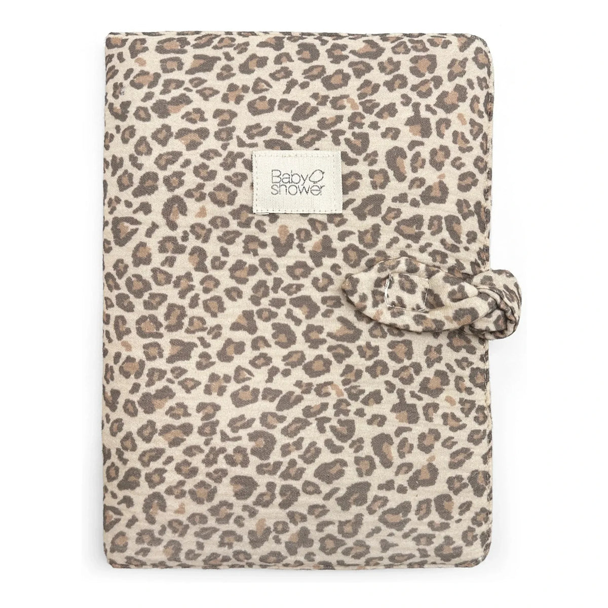 Babyshower - Leopar desenli vahşi sağlık kitapçığı kılıfı