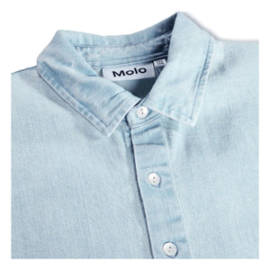 Molo - Denim Richie organik pamuk gömlek | Kot mavisi