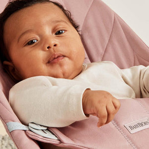 BabyBjörn Bliss Woven Petal Quilt Baby Bouncer - Dusty Pink-Baby Bouncers-Dusty Pink- | Natural Baby Shower