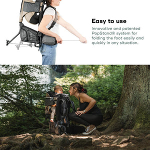 Babymoov Moov & Hike Baby Carrier & Raincover Bundle Set - Dune-Baby Carriers-Dune- | Natural Baby Shower