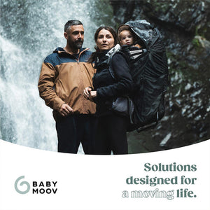 Babymoov Moov & Hike Baby Carrier & Raincover Bundle Set - Dune-Baby Carriers-Dune- | Natural Baby Shower