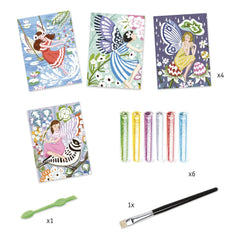 Djeco - Fairy DIY Simli Boyama Seti