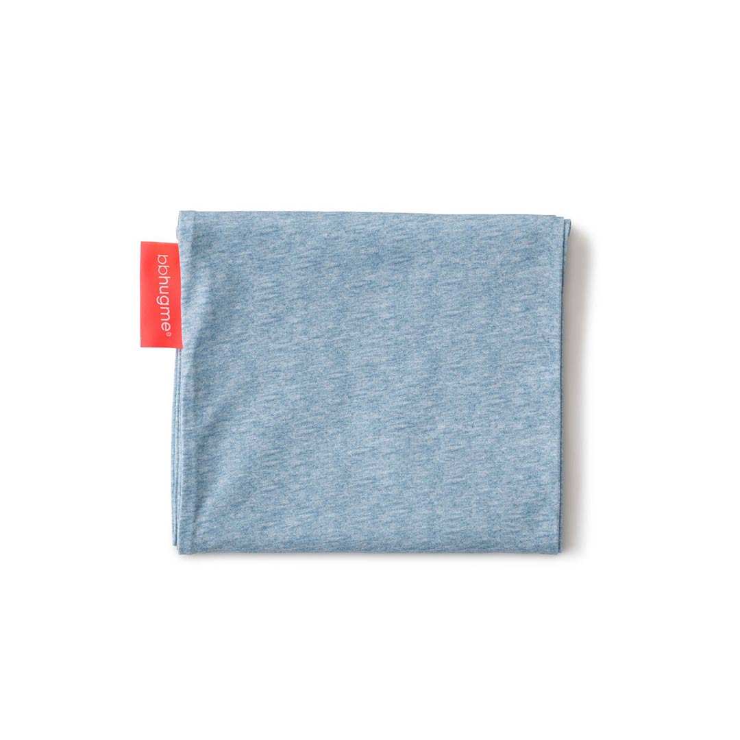 bbhugme Nursing Pillow Sleeve - Blue Melange-Nursing Pillow Covers- | Natural Baby Shower