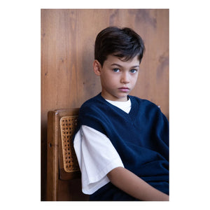 Smallable Kid - Pembroke Organik Pamuklu Kazak | Lacivert