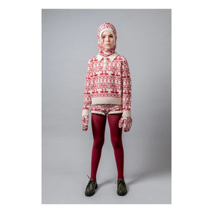 birinit - Duck Polo Yaka Kazak Merino Yün | Bordo