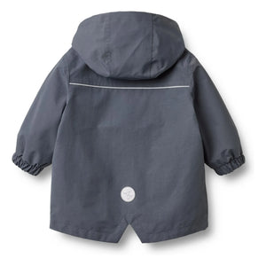 Wheat - Alke Geri Dönüştürülmüş Elyaf Parka | Gri mavi