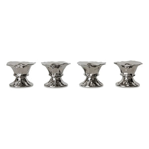 HKliving - Yeni klasik yumurtalıklar - 4’lü set | Gümüş