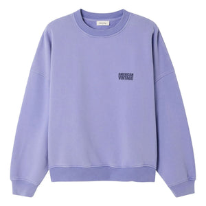 American Vintage - Plizzy Pamuklu Sweatshirt | Lavanta