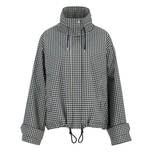Barbour - Bronwyn Su Geçirmez Kareli Ceket | Gri