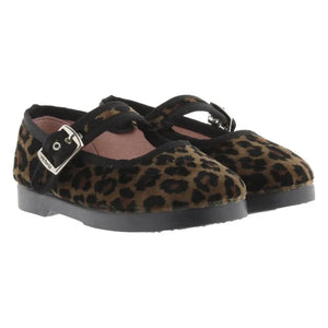 Victoria - Gong Fu Leopard Balerin Ayakkabıları | Kahverengi