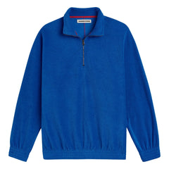 Homecore - Atys Yarım Fermuarlı Sweatshirt | Kraliyet mavisi