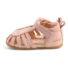 Lazare - Colette Fleur Süet Nakışlı Sandaletler | Pudra pembe