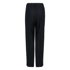 Pomandère - Lastikli Flanel Pantolon | Lacivert