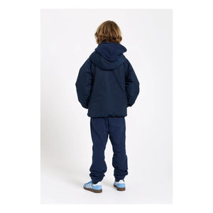 Smallable Kid - Yıkanmış mavi organik pamuk jogger