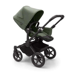 Bugaboo Donkey 5 Mono Turtle Travel System - Forest Green (2022)-Travel Systems-1x Base- | Natural Baby Shower