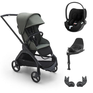 Bugaboo Dragonfly + Cloud T Travel System - Forest Green-Travel Systems-Base T-No Carrycot | Natural Baby Shower