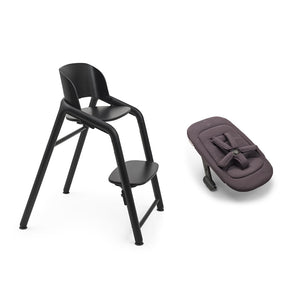 Bugaboo Giraffe + Newborn Set-Highchairs-Black- | Natural Baby Shower