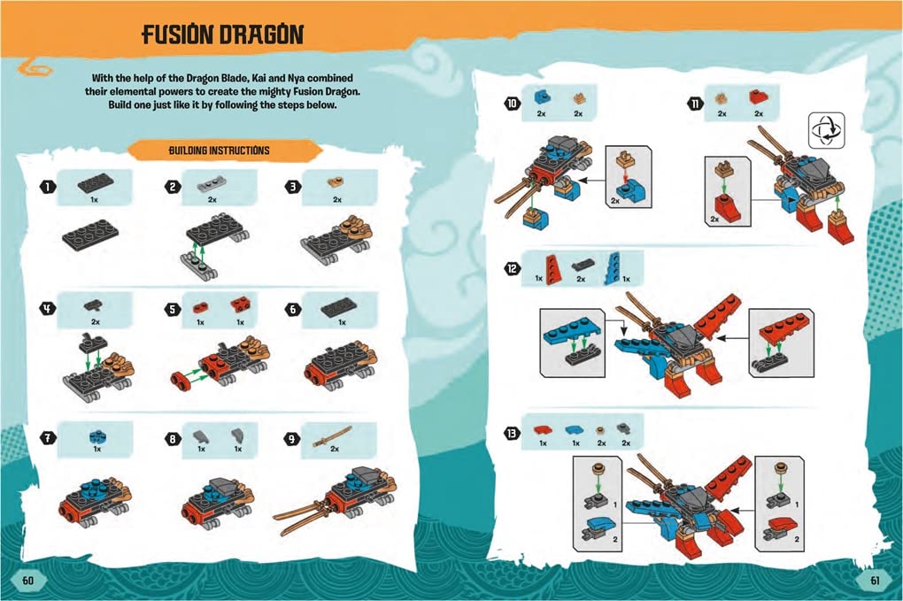 كتب باستر - كتاب نشاط وقصة باللغة الإنجليزية مع لعبة شخصية ليغو نينجاجو