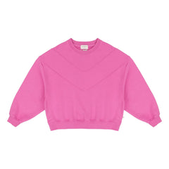 Jenest - Tammie organik pamuk sweatshirt | Fuşya