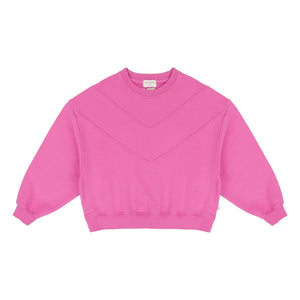 Jenest - Tammie organik pamuk sweatshirt | Fuşya