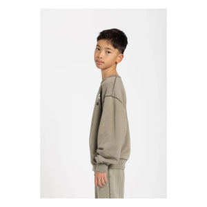 Hundred Pieces - Ryde organik pamuklu sweatshirt | Haki