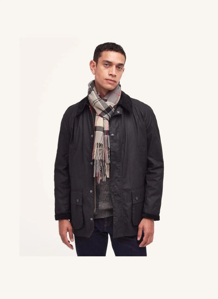 Barbour - شال Galingale بنقشة مربعات | بيج