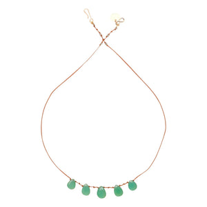 Ivarene - 5 Damla Kolye | Chrysoprase