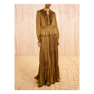 Ulla Johnson - Gaelle İpek etek | Bronz