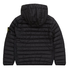 Stone Island - Logo dolgulu mont | Siyah