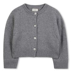 Zadig & Voltaire - Cardigan Ailes Laine | Gri melanj