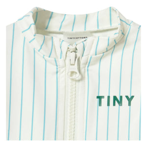 Tinycottons - Çizgili UV Korumalı Banyo Tişörtü | Açık mavi
