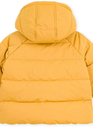 Petit Bateau - Düz Bebek Kaz Tüyü Mont | Sarı