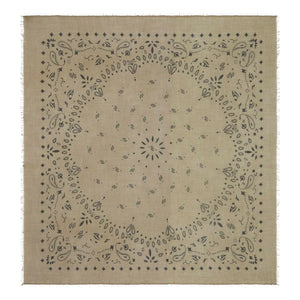 Kujten - Effy Kaşmir Voile Bandana | Marled haki